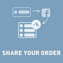 Discount when sharing an order on Facebook