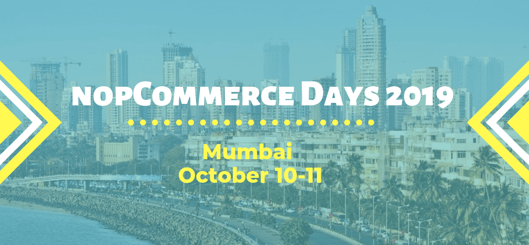 nopCommerce Days 2019: see you in India