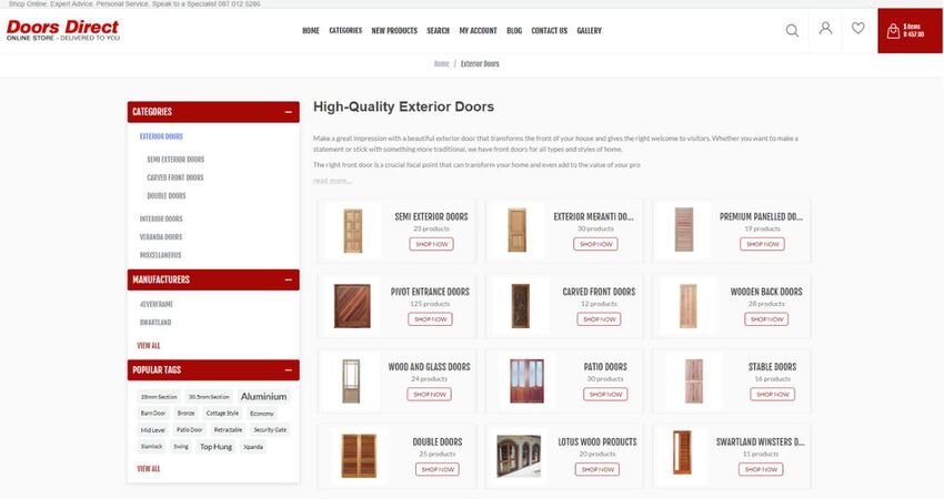 Doors Direct catalog
