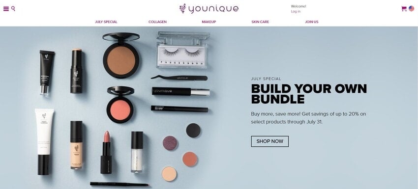 Younique beauty online shop
