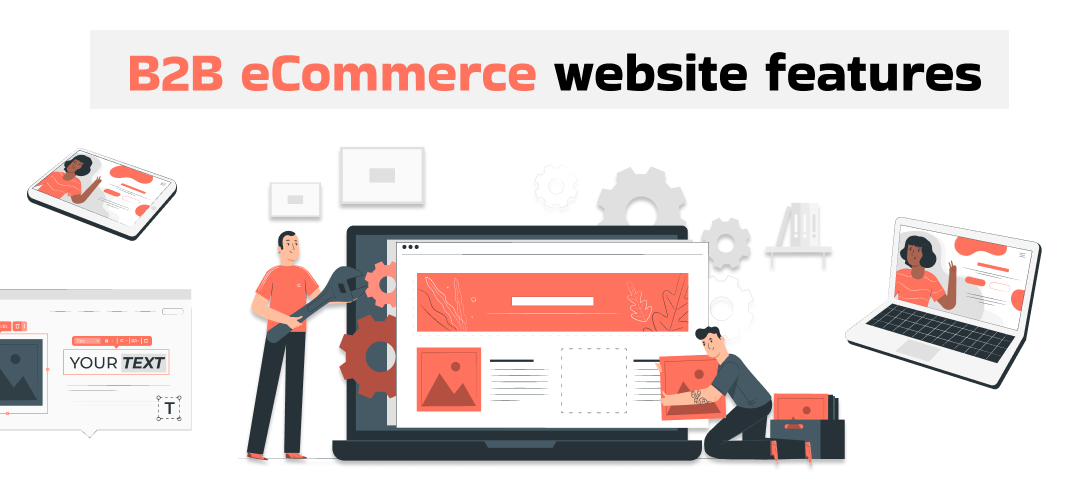 B2B eCommerce website features