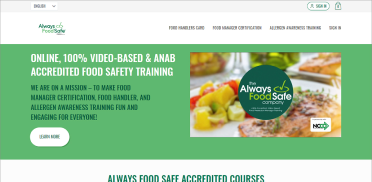 Always Food Safe: Website Transformation Journey for a U.S.-based Food Safety Certification & Training Business