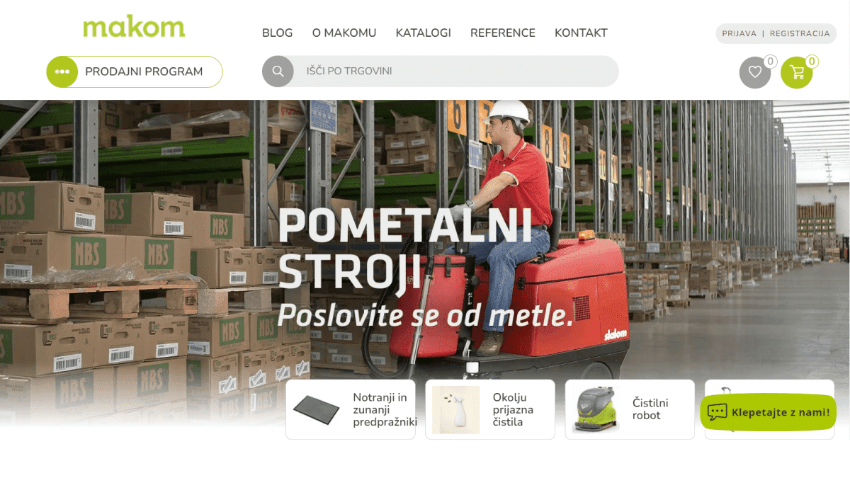 Makom: Redesigned Online Shop Bringing Cleaning Supplies Closer to Customers