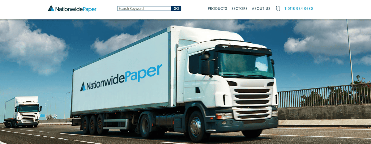 Nation Wide: An B2B eCommerce Store to Sell 1000s of bespoke paper and hygiene products to organisations