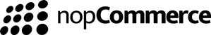 nopCommerce logo in monochrome black