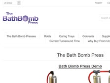 Bath bomb press