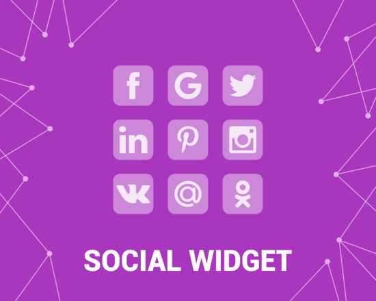 Bild von Social Widget (Facebook, Twitter,  etc) (foxnetsoft.com)