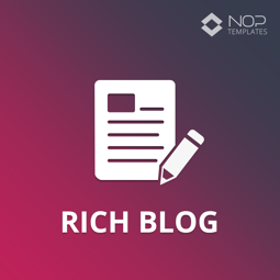 Изображение Nop Rich Blog (Nop-Templates.com)