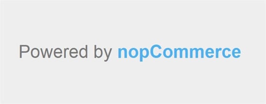 Изображение Удалить "Powered by nopCommerce"