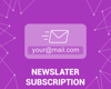 Изображение Popup Newsletter Subscription (foxnetsoft.com)