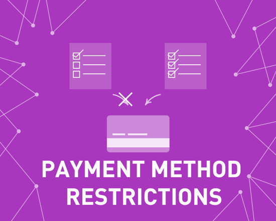 Payment Method Restrictions (foxnetsoft.com) の画像