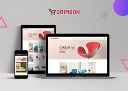 Bild von Crimson Responsive Theme + Bundle Plugins by nopStation