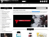 Online store for dietary supplements for athletes