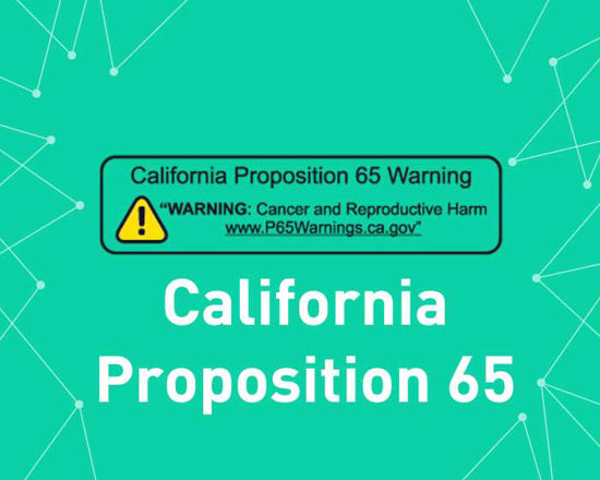 Imagem de California Proposition 65 (Geofence content) (foxnetsoft)