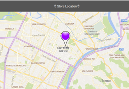 BingMap Store Location の画像