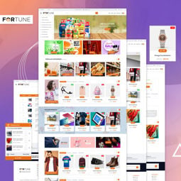 Fortune Responsive Theme + Bundle Plugins by nopStation の画像