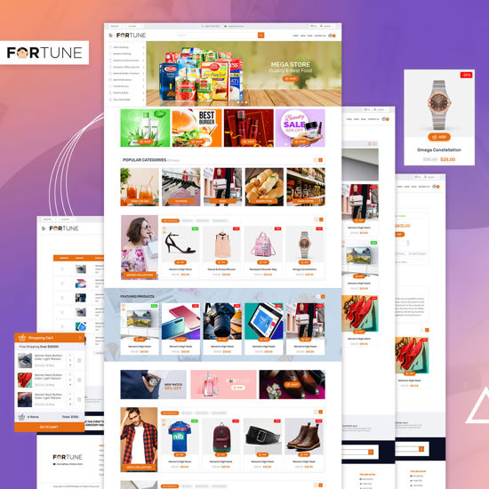 Picture of Fortune Responsive Theme + Bundle Plugins by nopStation