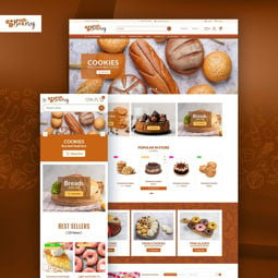 Imagem de CookiesBakery Responsive Theme + Plugins by nopStation