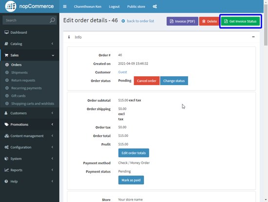 Immagine di WinstantPay Invoice Presentment