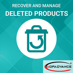 图片 Recover and Manage Deleted Products (By NopAdvance)