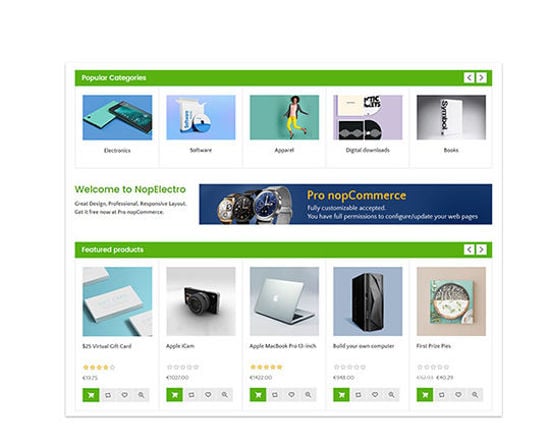 NopElectro - Free nopCommerce Responsive Theme resmi