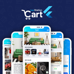 Imagem de Android & iOS Flutter Mobile App by nopStation