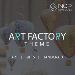 Nop ArtFactory Theme + 10 Plugins (Nop-Templates.com) の画像