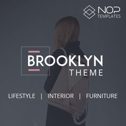 Imagen de Nop Brooklyn Theme + 13 Plugins (Nop-Templates.com)