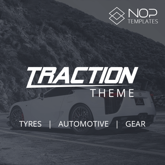 Picture of Nop Traction Theme + 11 Plugins (Nop-Templates.com)