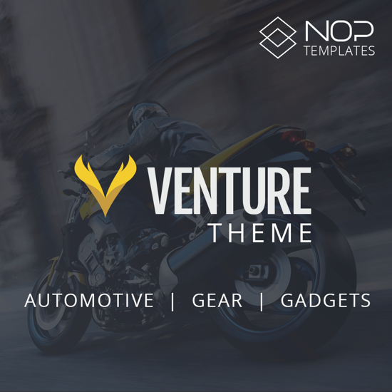 Nop Venture Theme + 14 Plugins (Nop-Templates.com) の画像