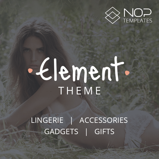 Изображение Nop Element Theme + 14 Plugins (Nop-Templates.com)