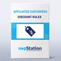 Imagen de Affiliated Customers Discount Rules by nopStation