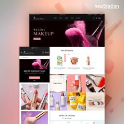 Beauty Shop Responsive Theme+Plugins Bundle by nopStation resmi
