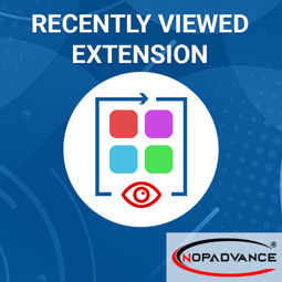 Recently Viewed Extension (By NopAdvance) resmi
