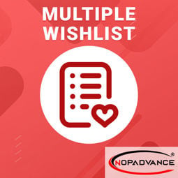 Multiple Wishlist Plugin (By NopAdvance) の画像
