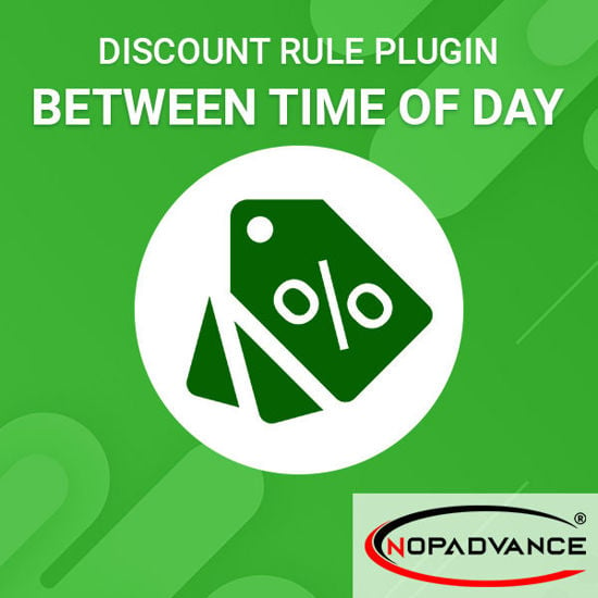 图片 Discount Rule - Between Time of Day (by NopAdvance)