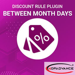 Изображение Discount Rule - Between Month Days (by NopAdvance)