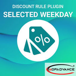 Imagen de Discount Rule - On Selected Weekday (by NopAdvance)