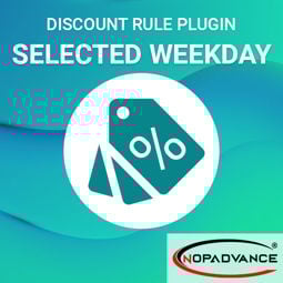 Picture of Discount Rule - On Selected Weekday (by NopAdvance)