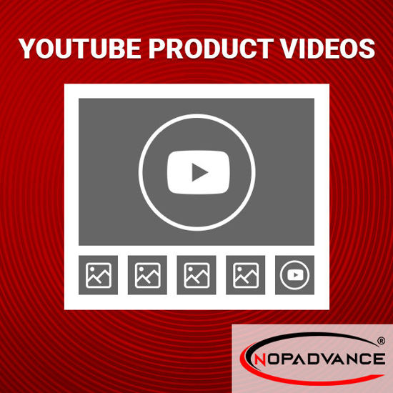 YouTube Product Videos (By NopAdvance) の画像