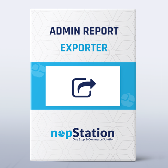 Admin Report Exporter by nopStation の画像