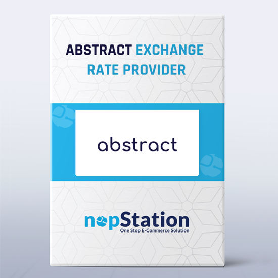 Image de Abstract exchange rate provider by nopStation