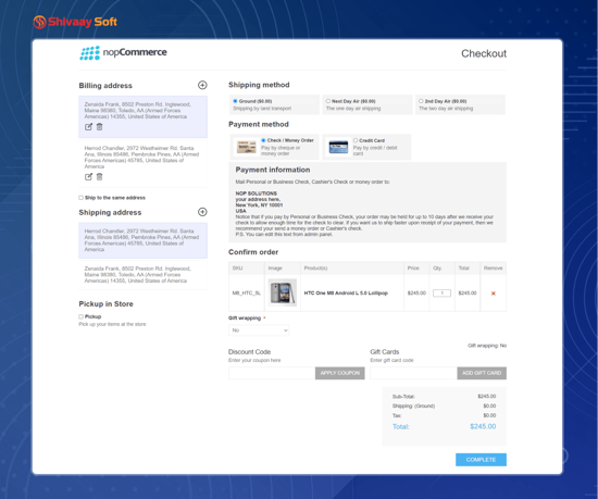 Instant OnePage Checkout(By Shivaay Soft) resmi