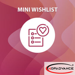 Bild von Mini Wishlist Plugin (By NopAdvance)