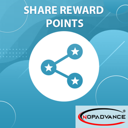 Share Reward Points (By NopAdvance) resmi