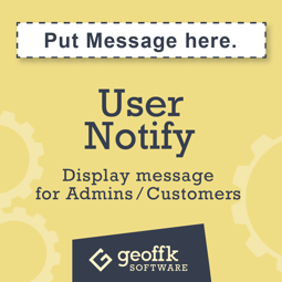 UserNotify MessageBar resmi