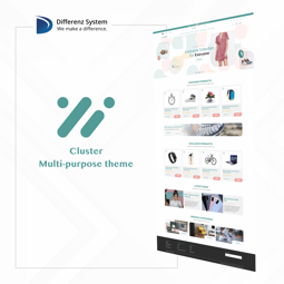 Ảnh của Cluster Responsive Theme by Differenz System