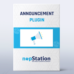 Picture of Horizontal Scrolling Announcement by nopStation
