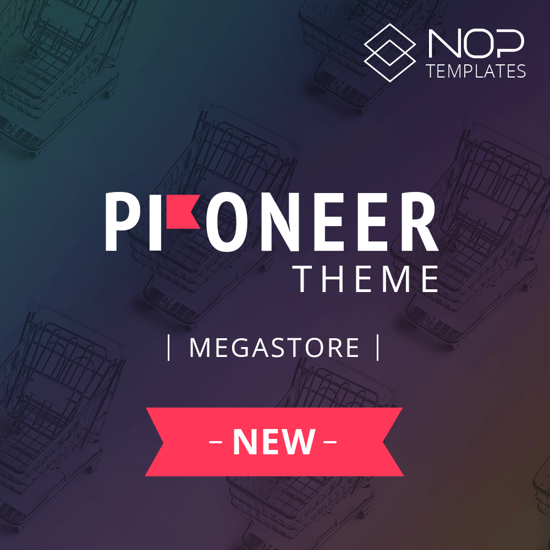 Ảnh của Nop Pioneer Theme + 13 Plugins (Nop-Templates.com)