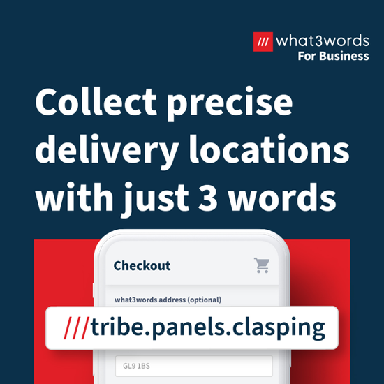 Bild von what3words address validation